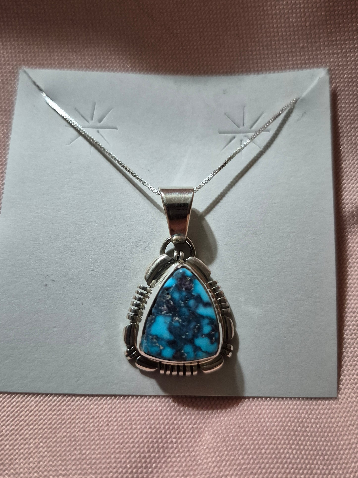 Golden Hills Turquoise & Sterling Silver Pendant