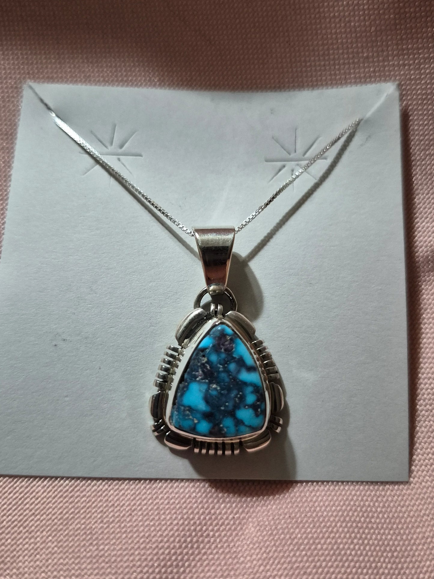 Golden Hills Turquoise & Sterling Silver Pendant