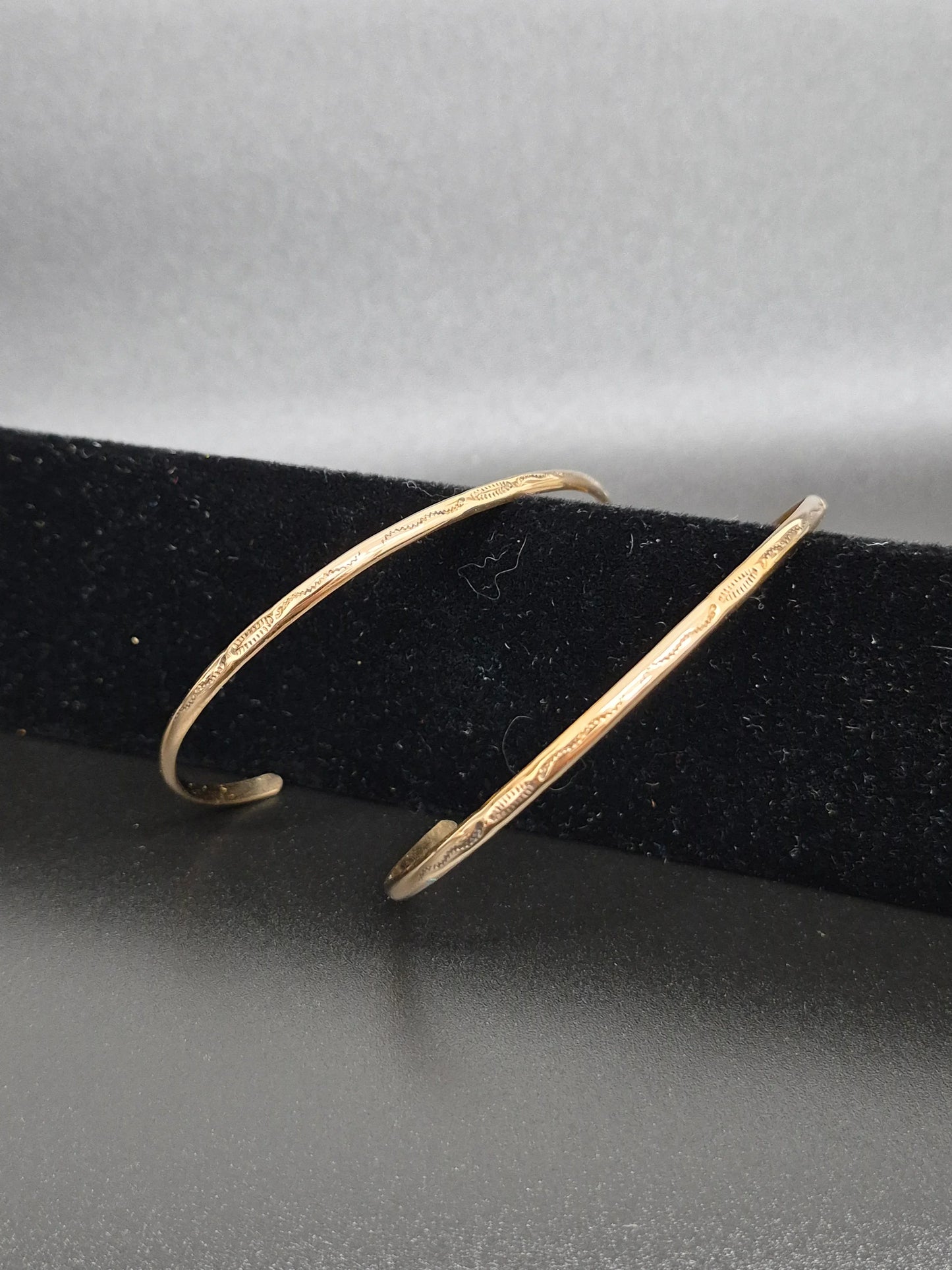 Petite Bronze Bangle Bracelet