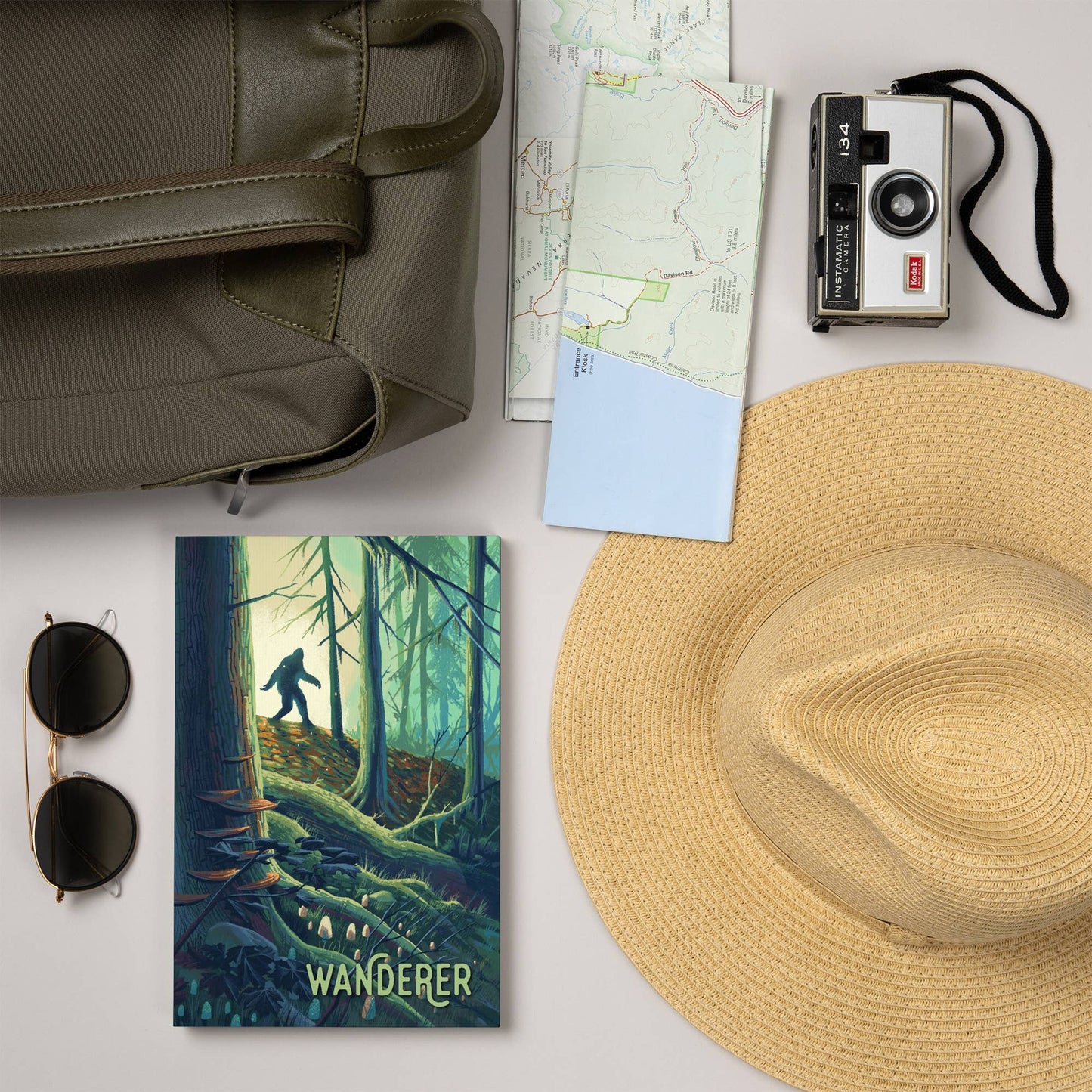 JOURNAL Wanderer, Bigfoot in Forest