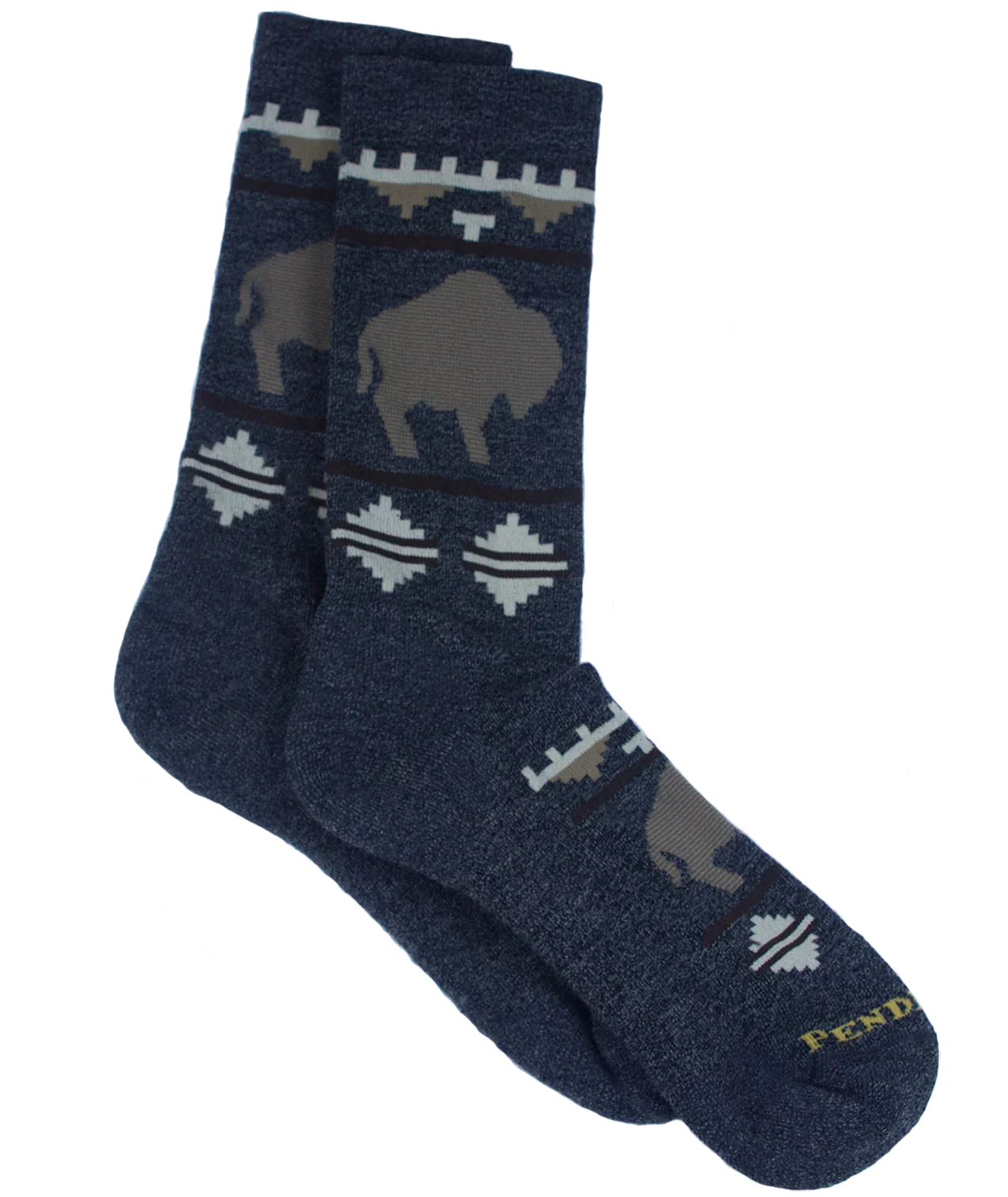 PENDLETON ROAMING BISON CREW: CHARCOAL / MD
