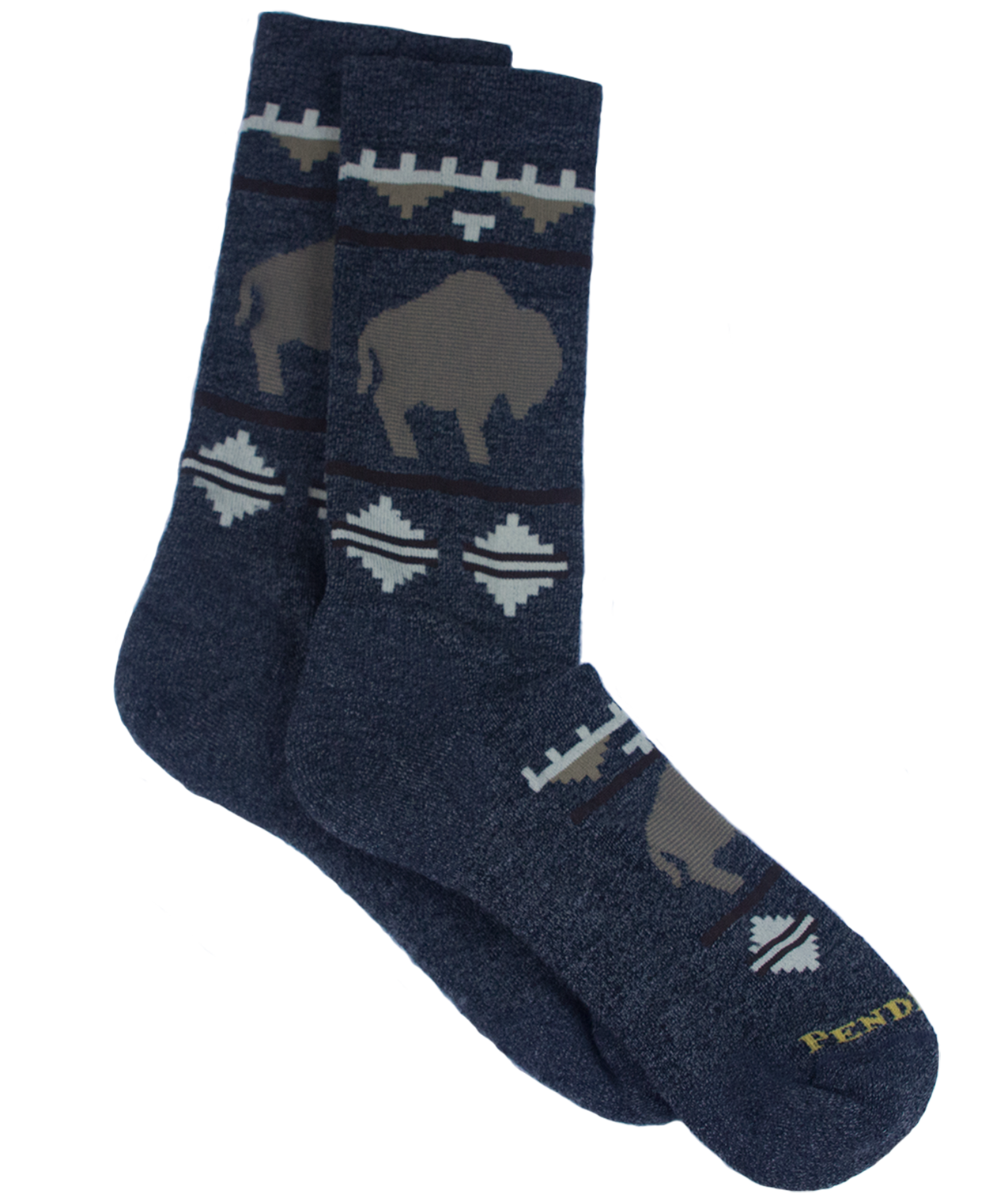 PENDLETON ROAMING BISON CREW: CHARCOAL / MD