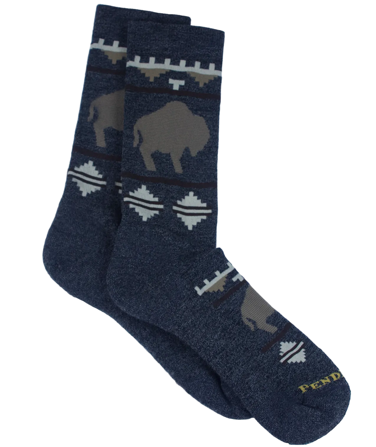 PENDLETON ROAMING BISON CREW: CHARCOAL / LG