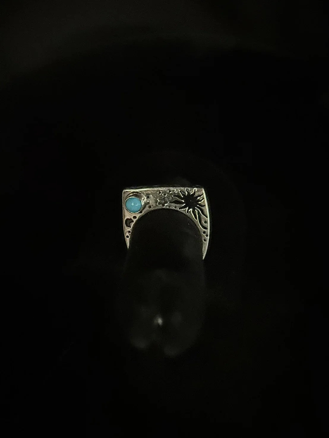 Turquoise/Sterling Silver Ring (Size 6 1/2)