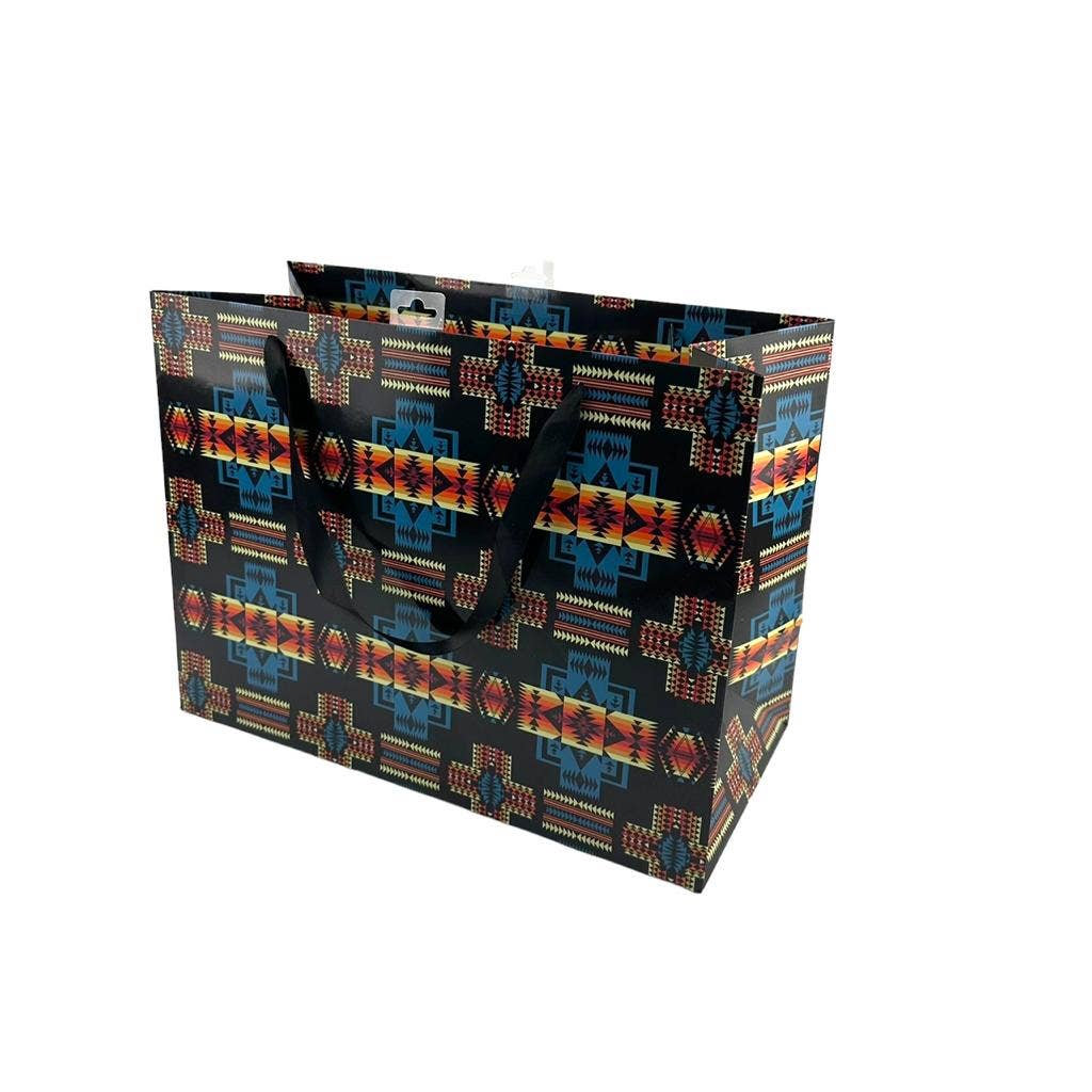 GBM-BLK - Gift Bag Medium Size: 28x10x20cm: M