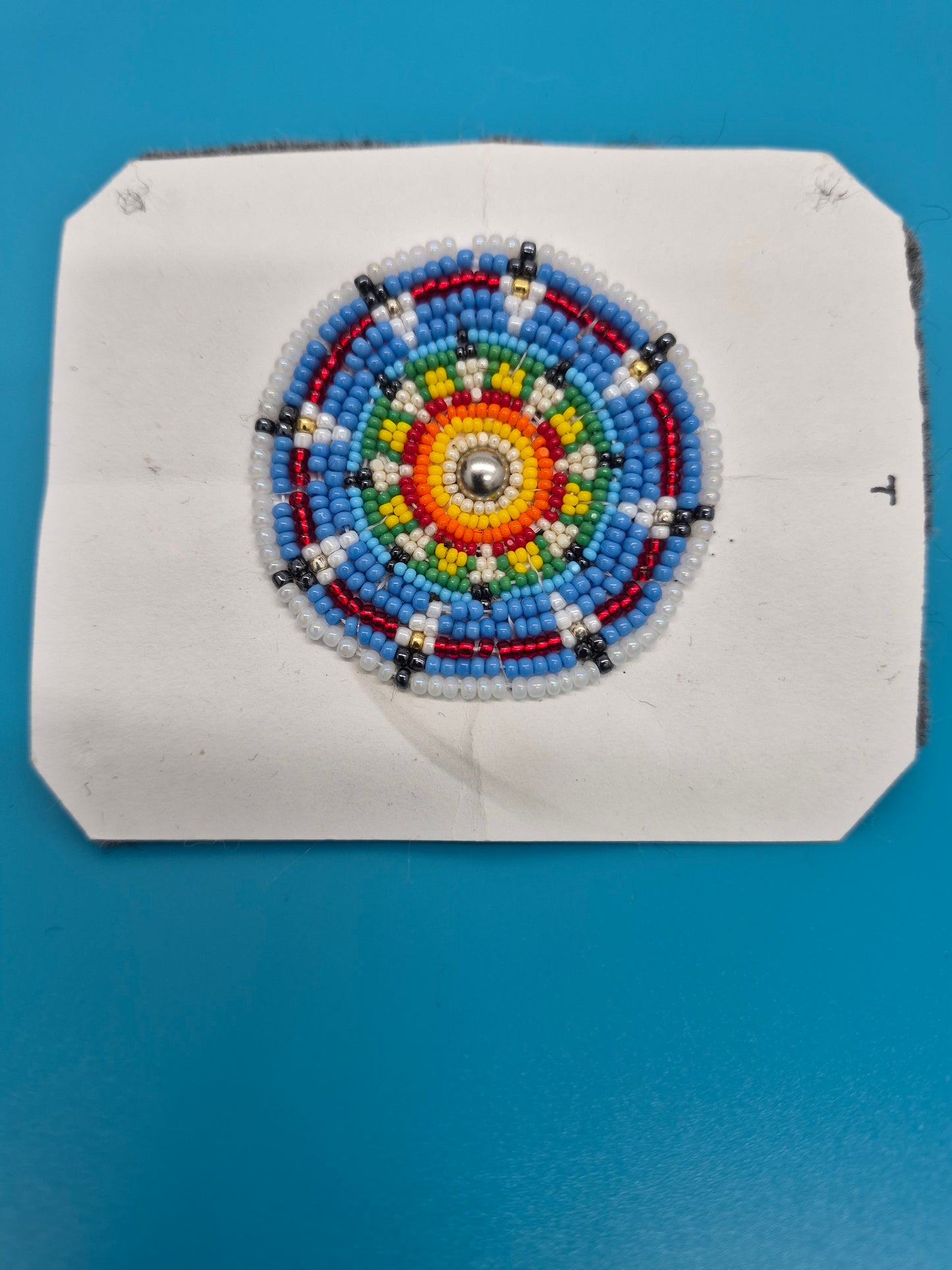 Beaded Medallion for Crafts