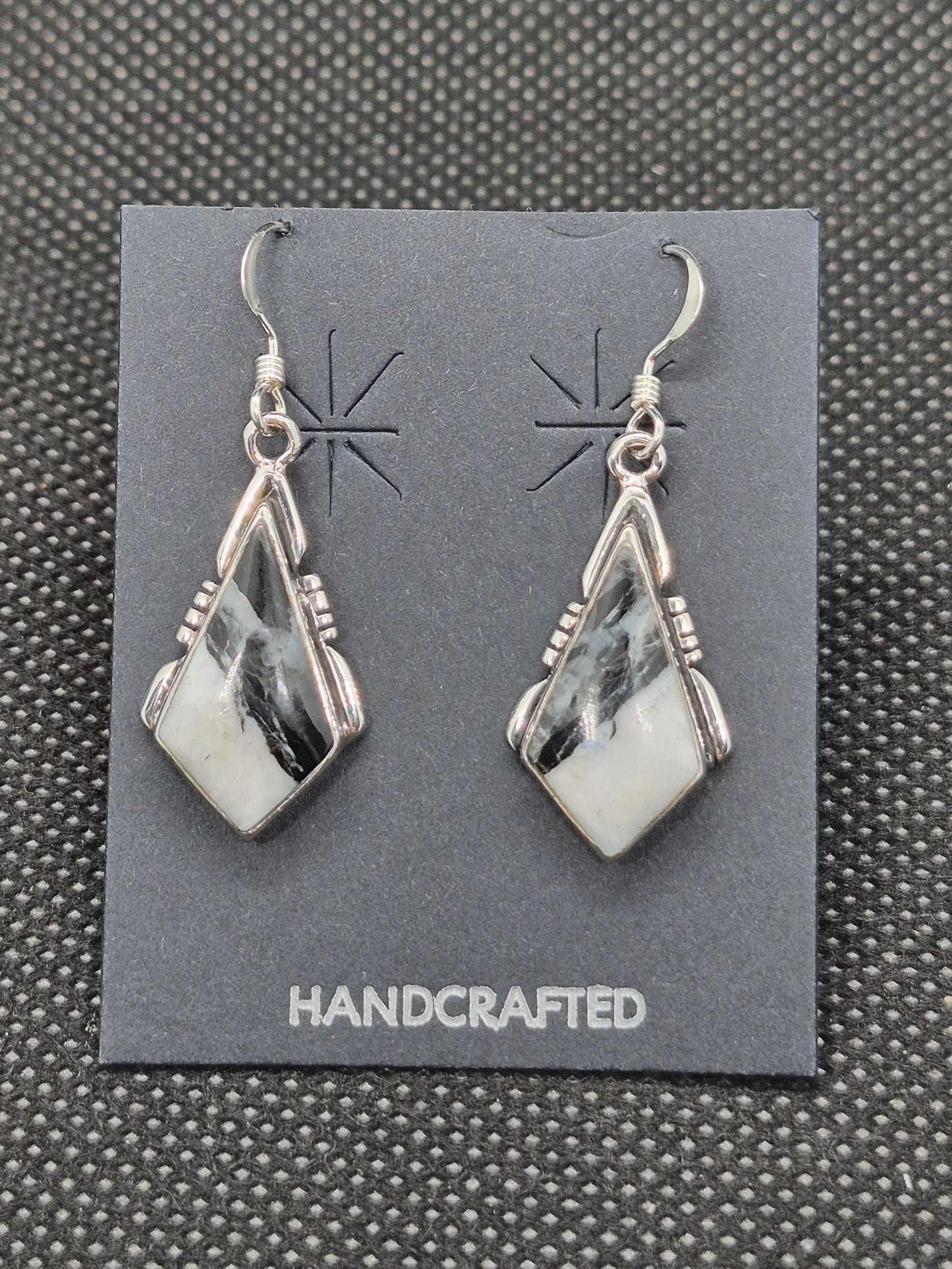 White Buffalo Turquoise Earrings