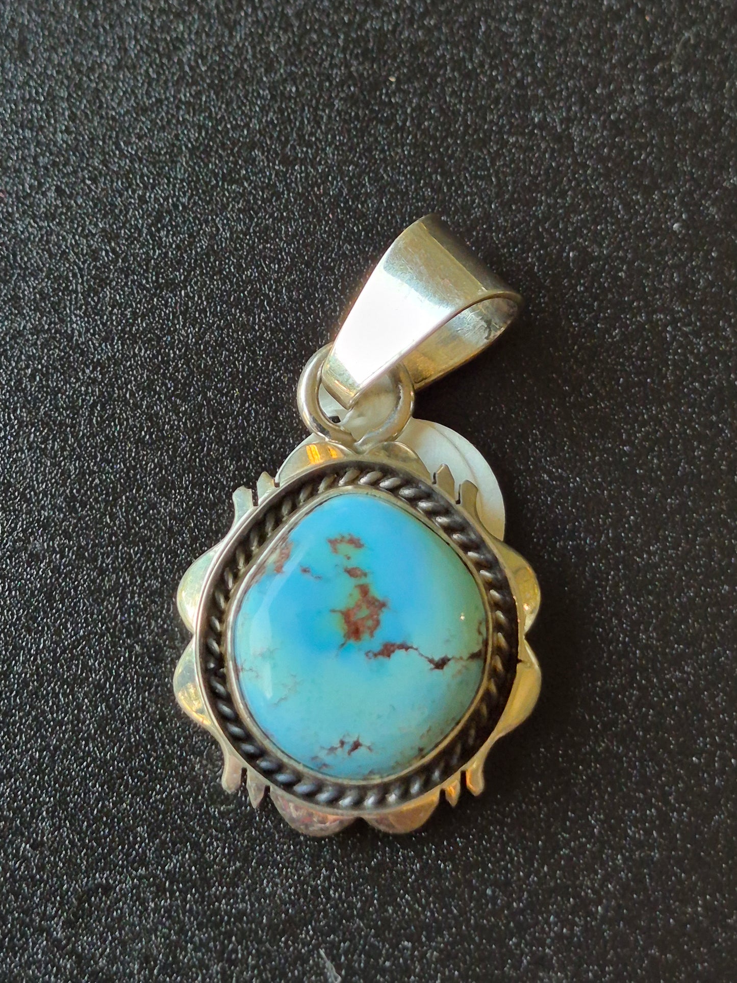 Golden Hills Turquoise Pendant
