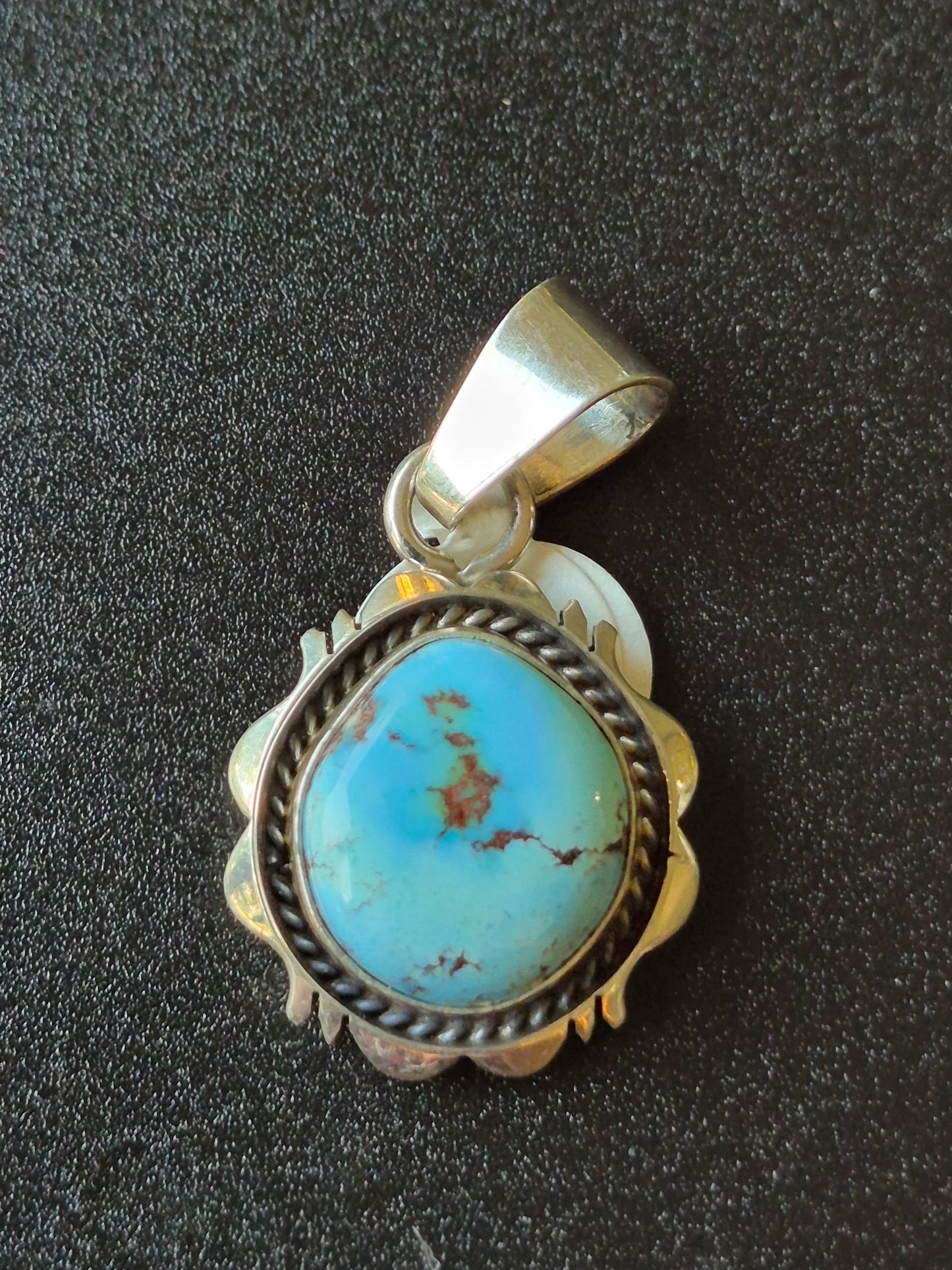 Golden Hills Turquoise Pendant