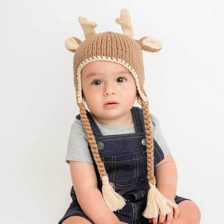 Buck Beanie Hat: S (0-6 Months)