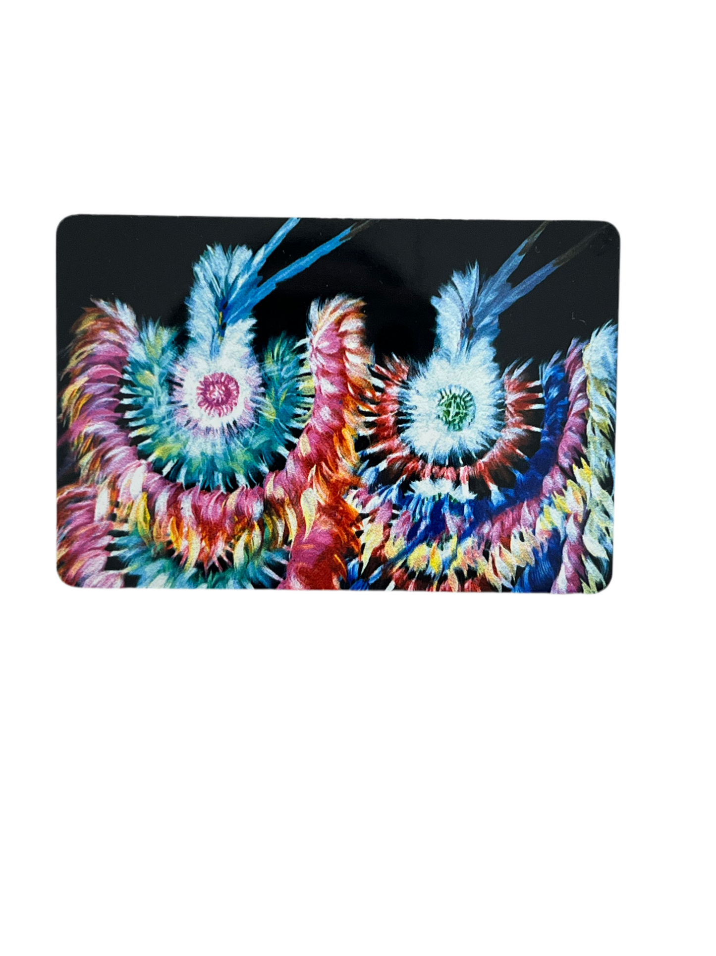 Traci Rabbit Aluminum Magnet; “Colors”, 2x3”