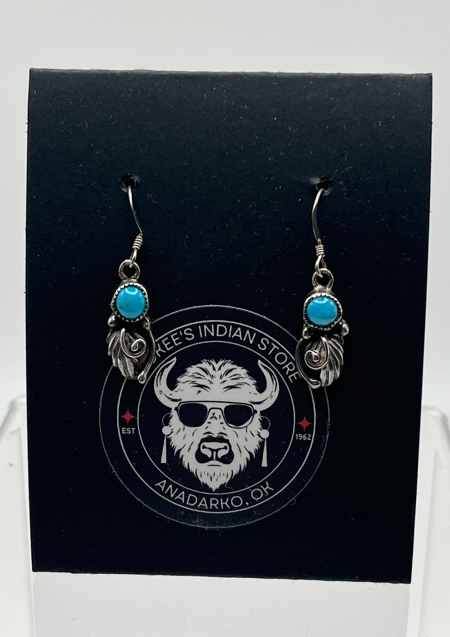 Turquoise and Sterling Silver Earrings