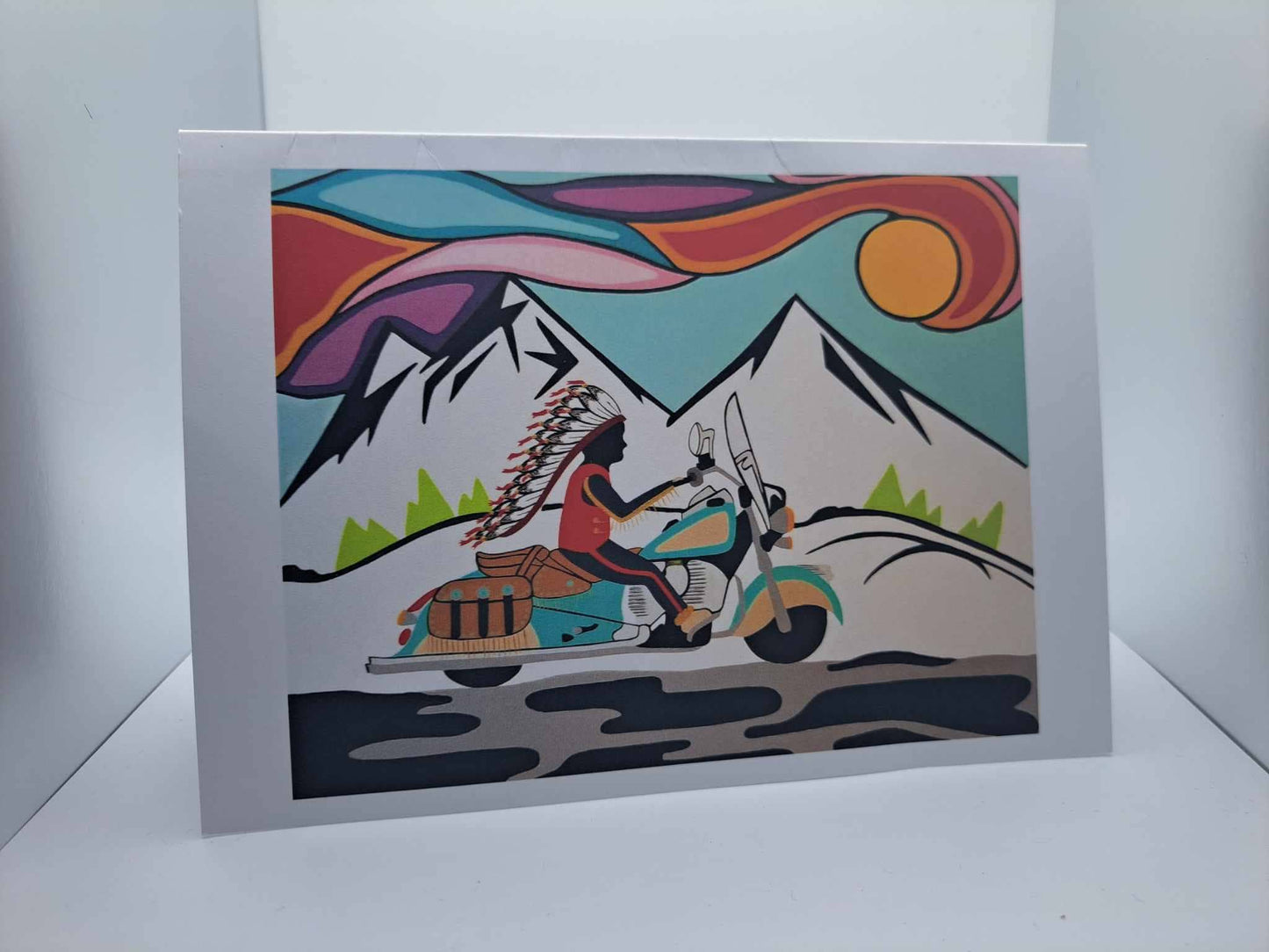 2 NDNs Ride - 5x7 Blank Card