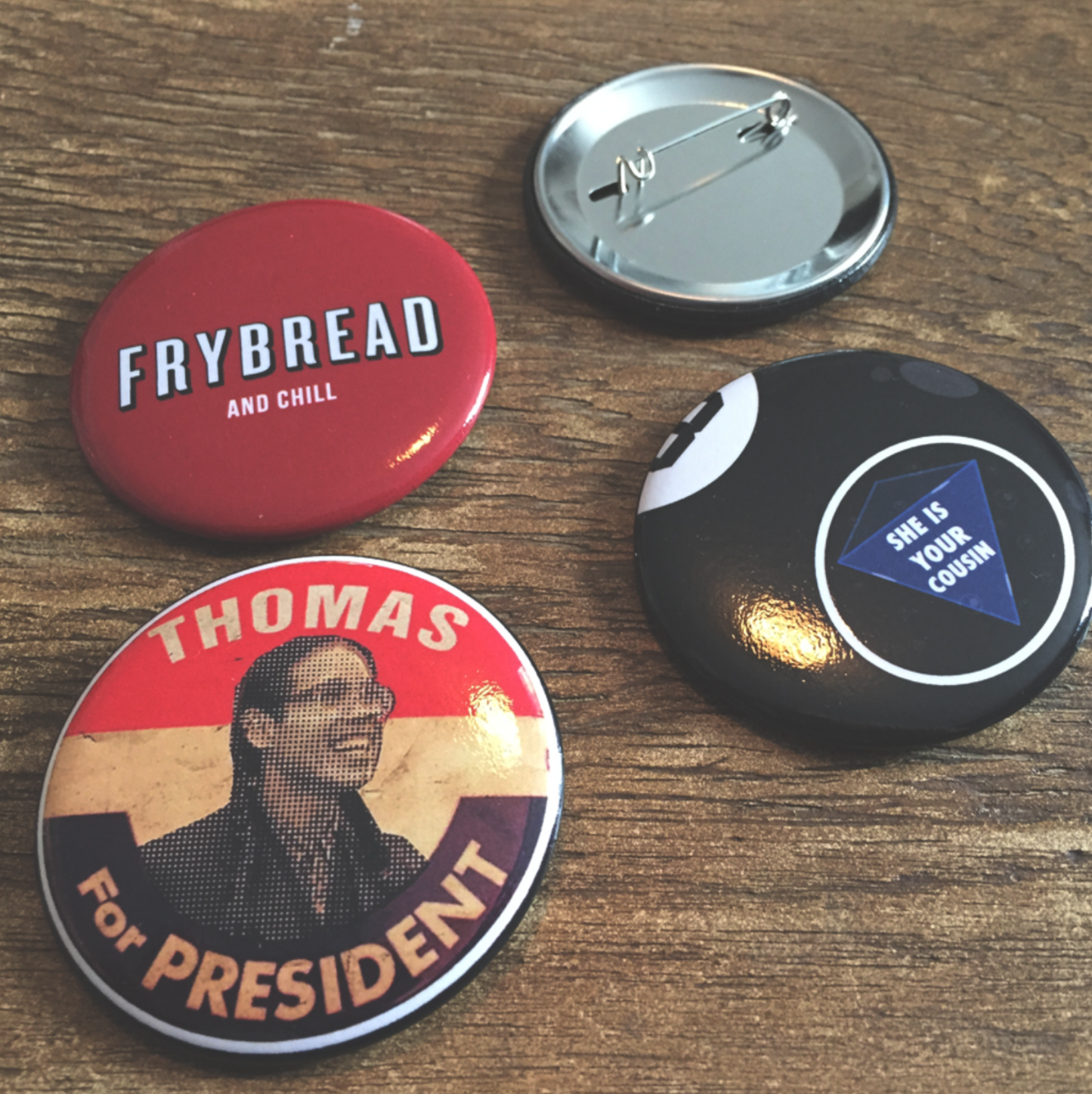 NTVS Collectors Buttons - Series 1: She's Your Cousin