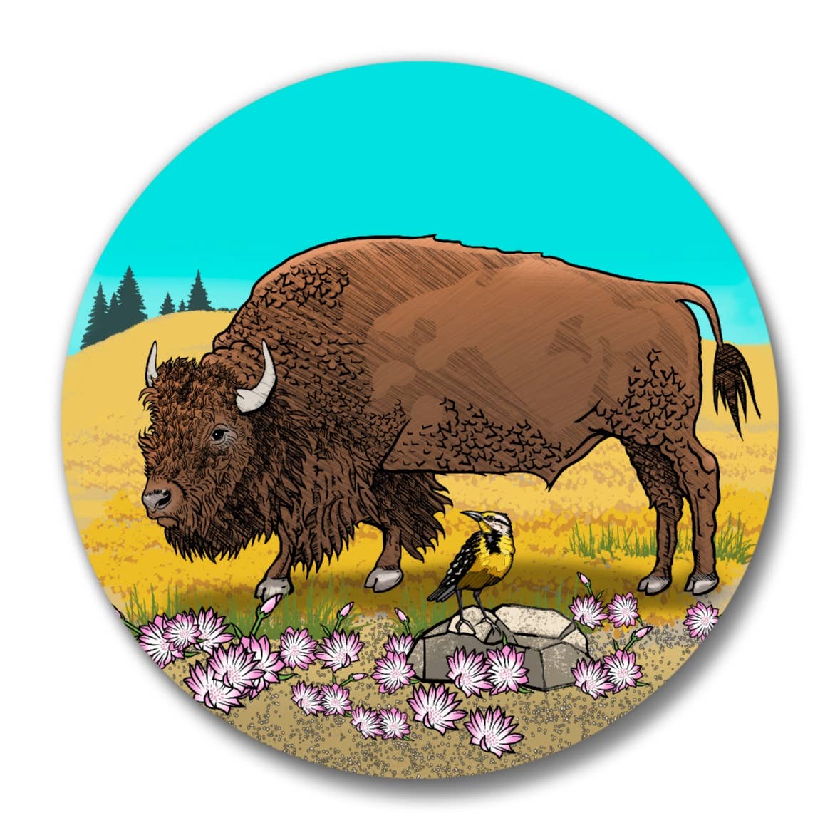 Buffalo Magnetic Bottle Opener