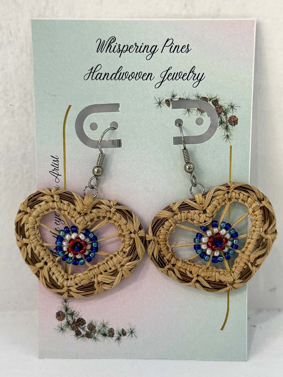 Whispering Pines Handwoven Jewelry - Hearts