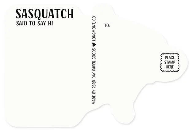 Sasquatch Postcard