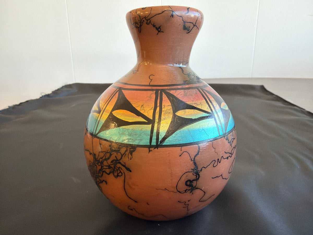 Horsehair Pottery - Peacock