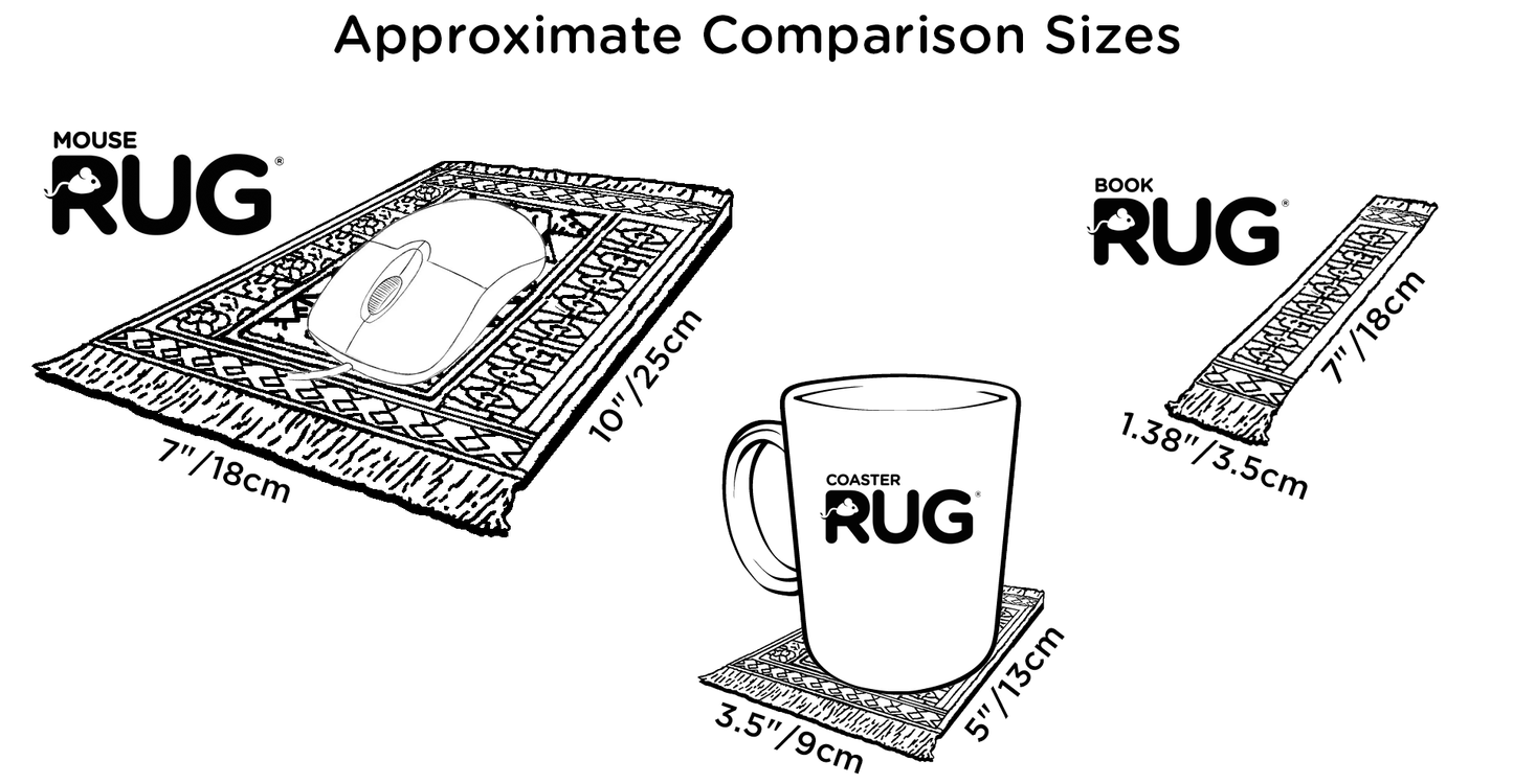4 Pc CoasterRug Set Pendleton Prairie Rush Hour