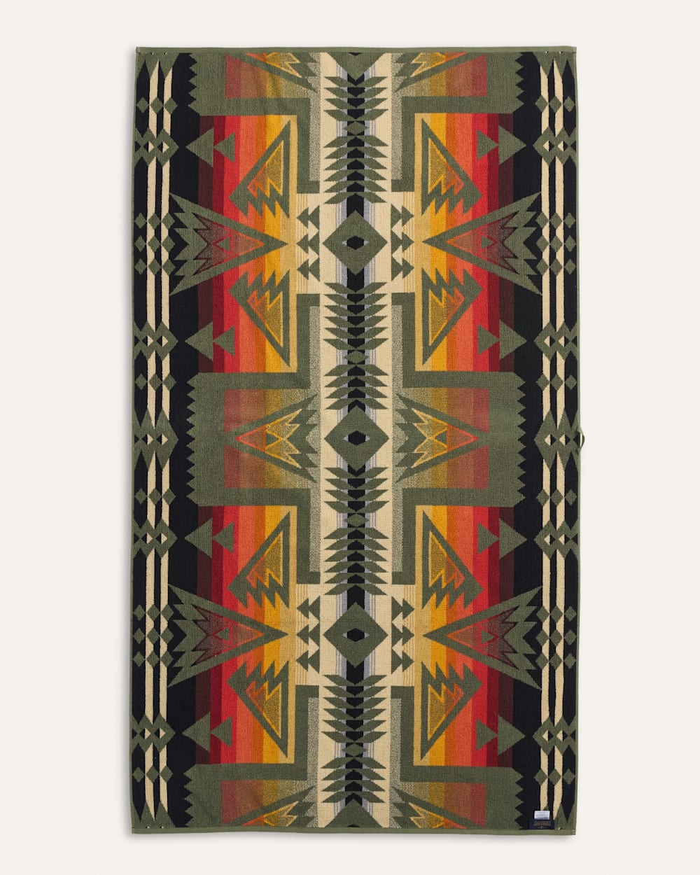 Pendleton Ponderosa Spa Towel - Green Multi