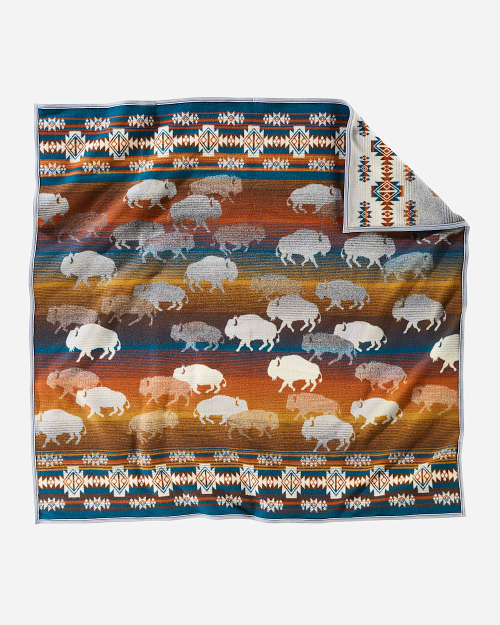 Pendleton Prairie rush-hour throw grey