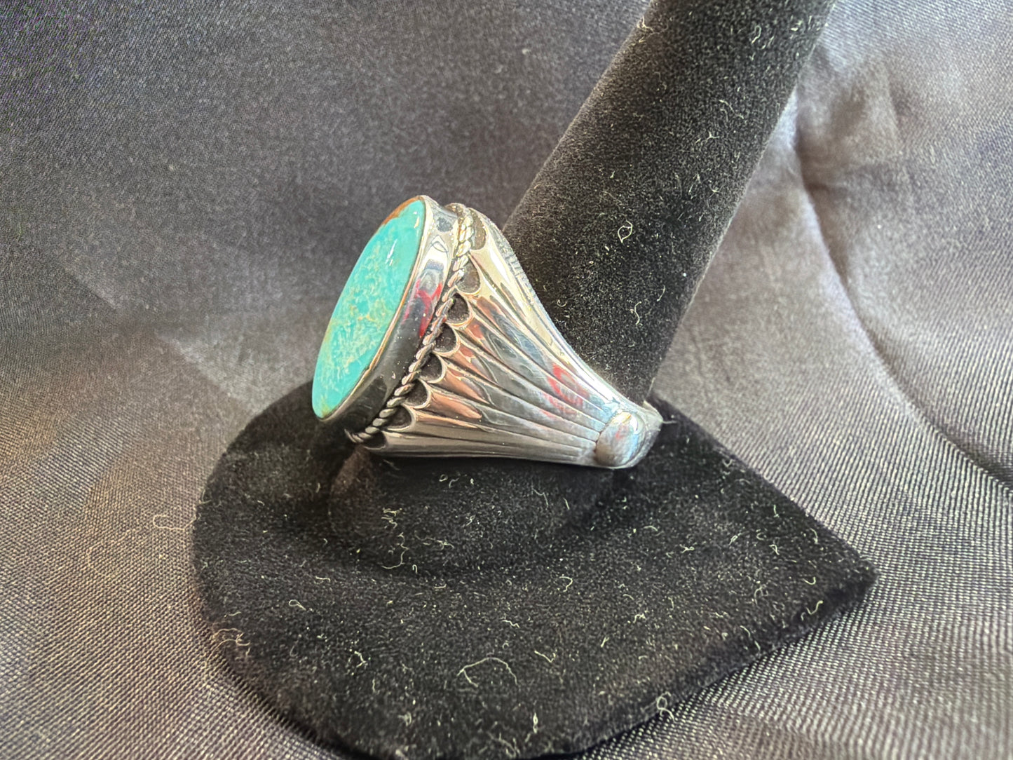 Turquoise/Sterling Silver Ring (Size 12 1/2)