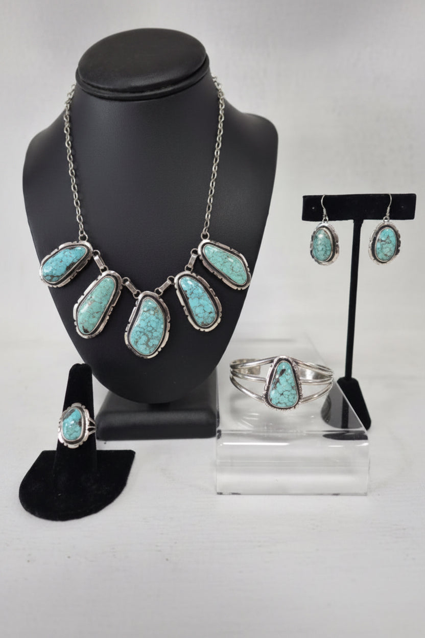 Turquoise Statement Set (4pcs.)