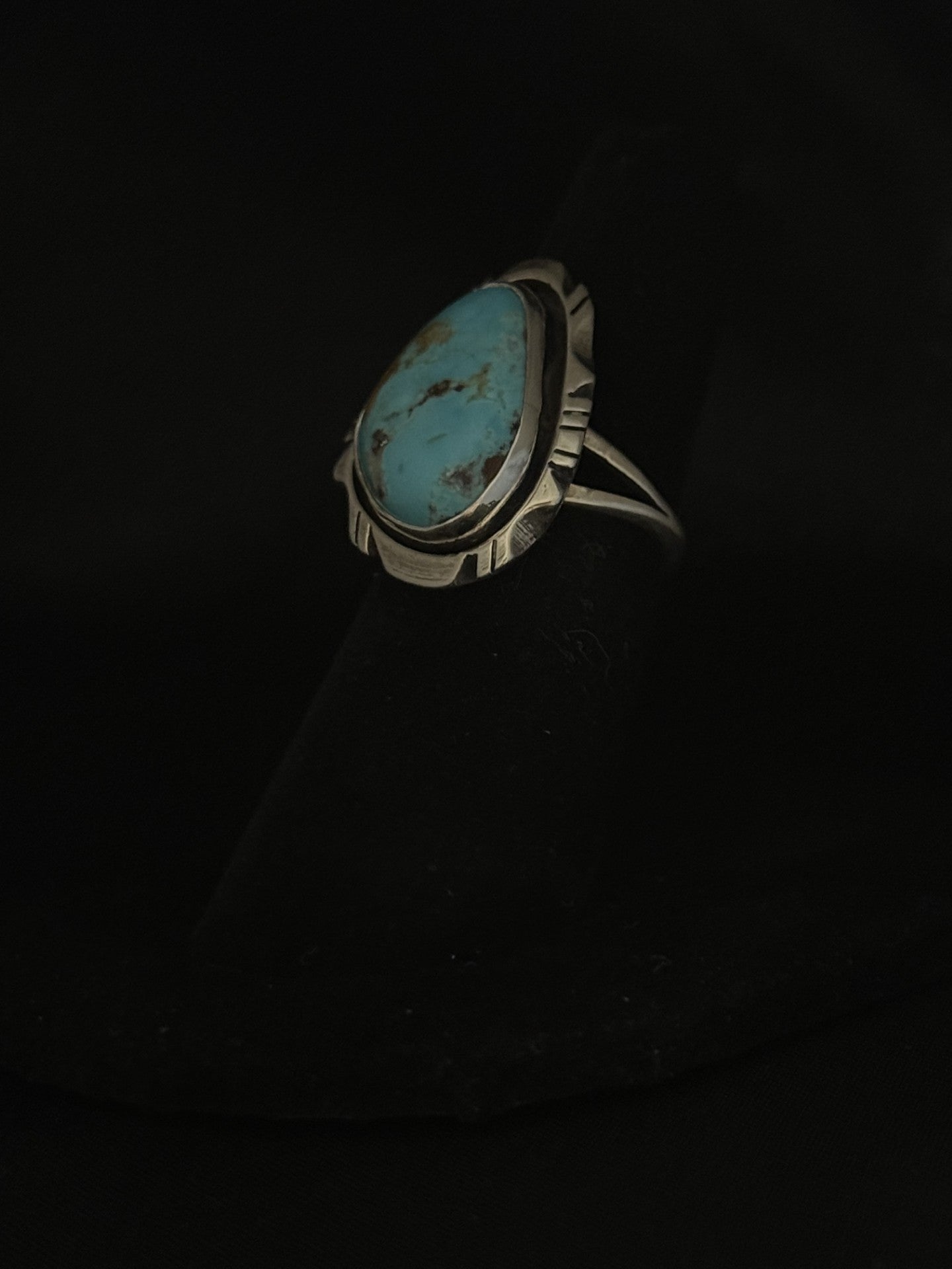 Turquoise/Sterling Silver Ring (Size 6)