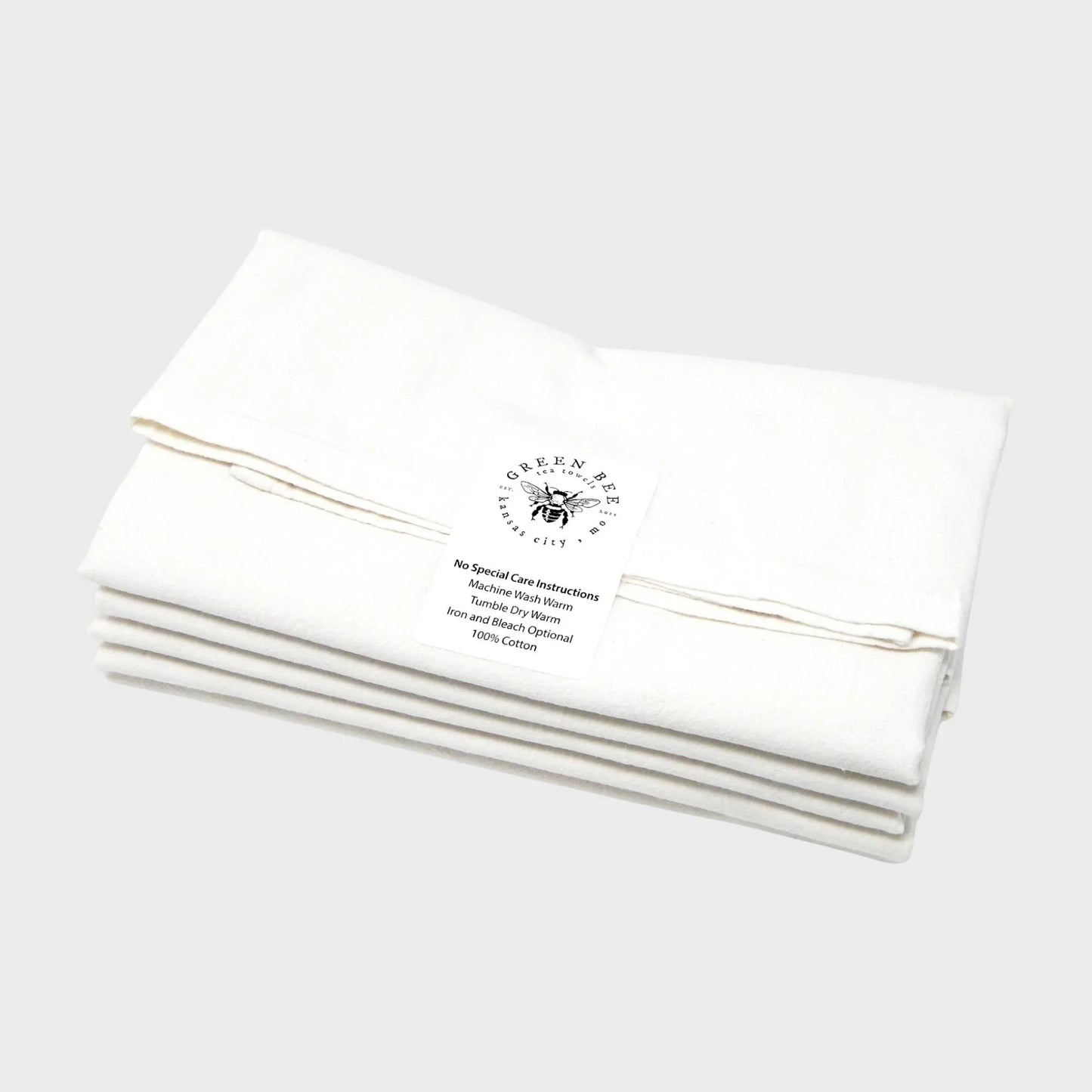 Dragonfly Dish Towel | Tea Towels | Flour Sack Dish Towels: Green