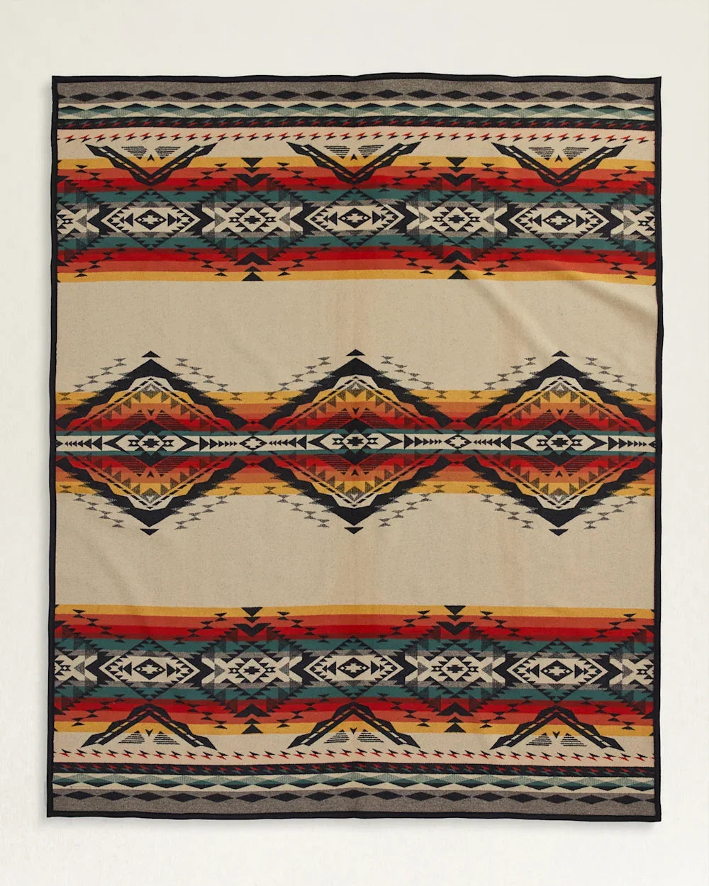 Pendleton Jacquard Unnapped Robe Blanket Bridge Creek