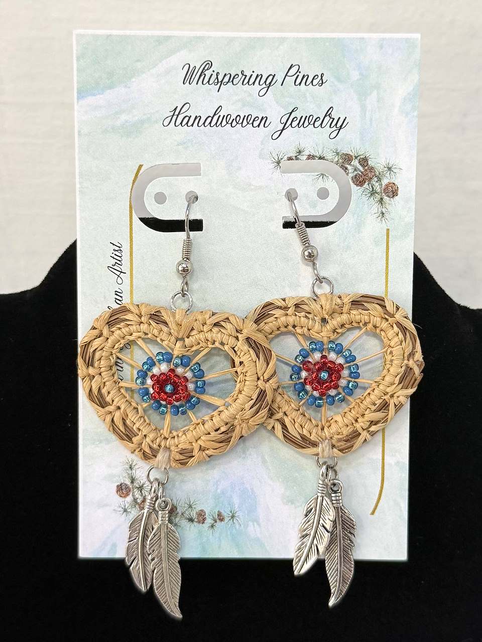 Whispering Pines Handwoven Jewelry - Hearts