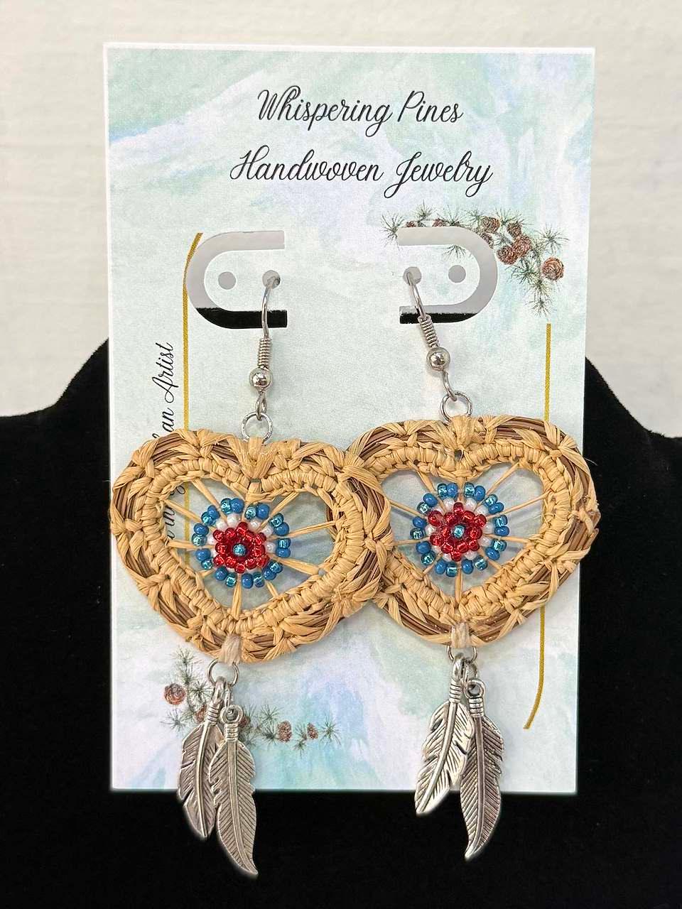 Whispering Pines Handwoven Jewelry - Hearts