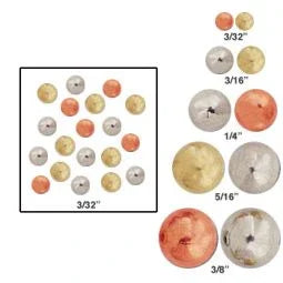 Brass Spacer Bead 3/8" (12)pack