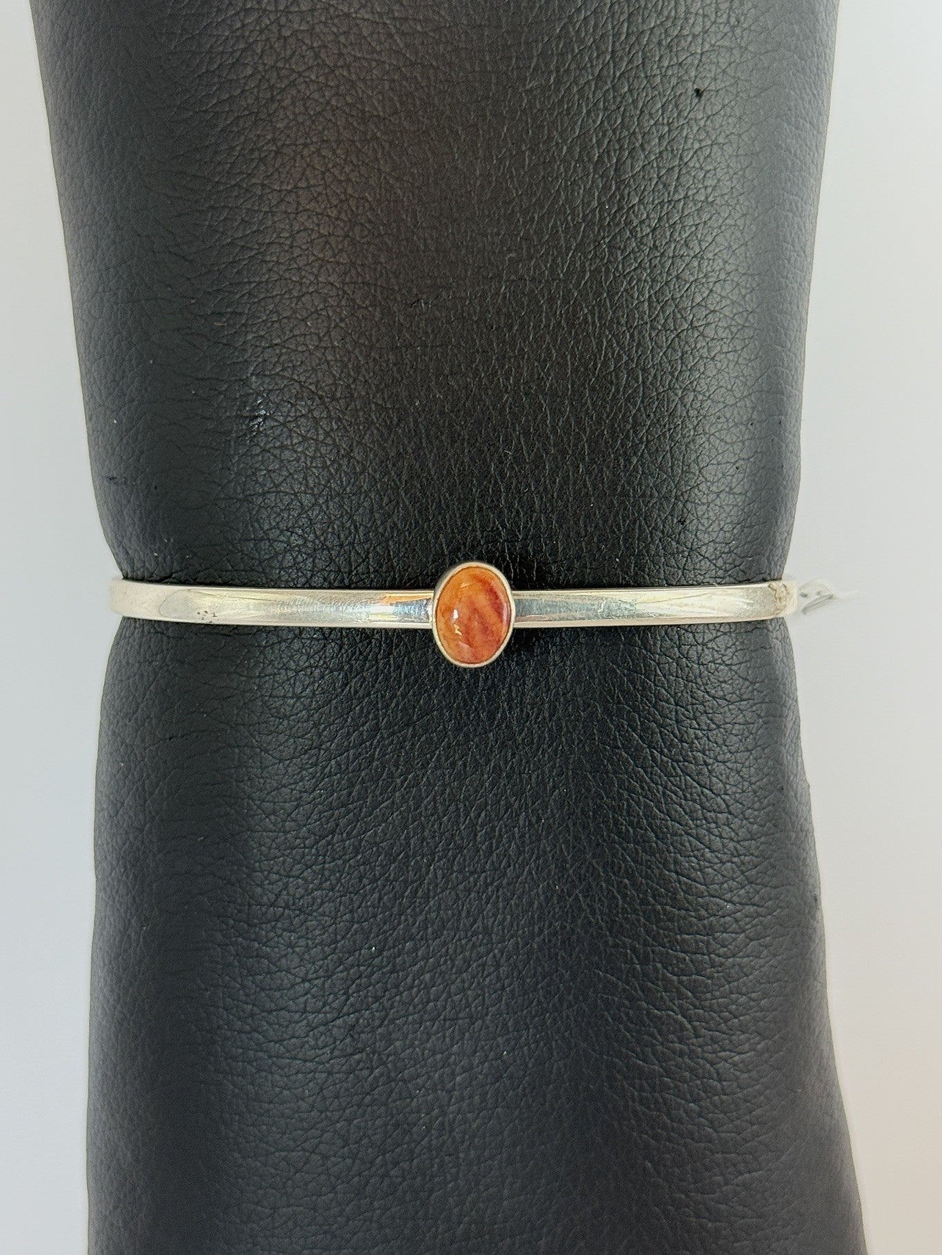 Spiny Oyster & Sterling Silver Bracelet