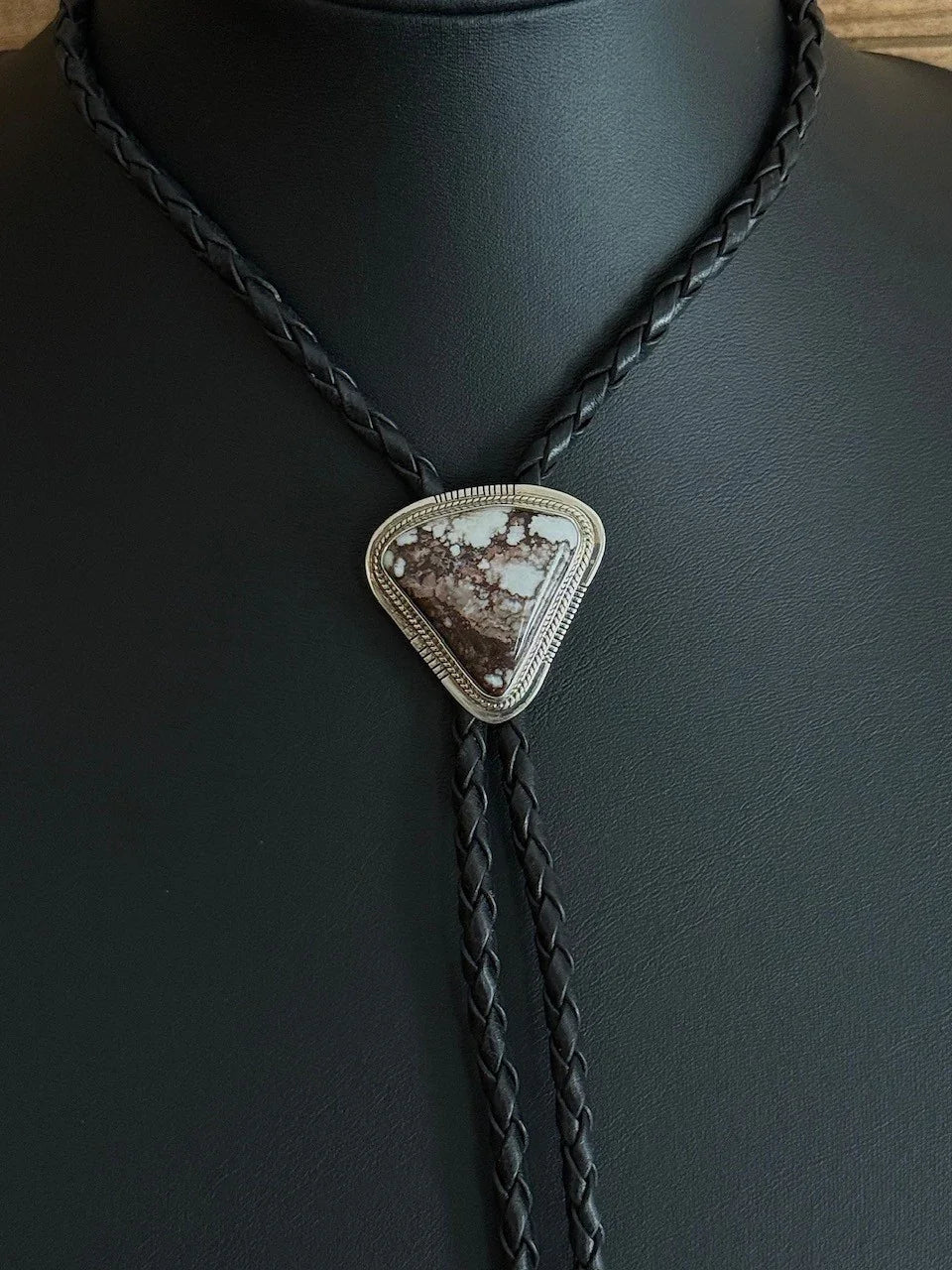 Wild Horse/Sterling Silver Bolo Tie