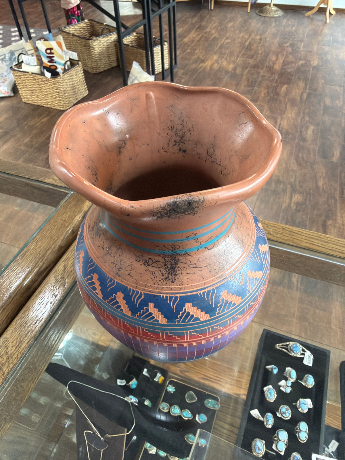 Pottery by Leatrice Whitegoat (Navajo)