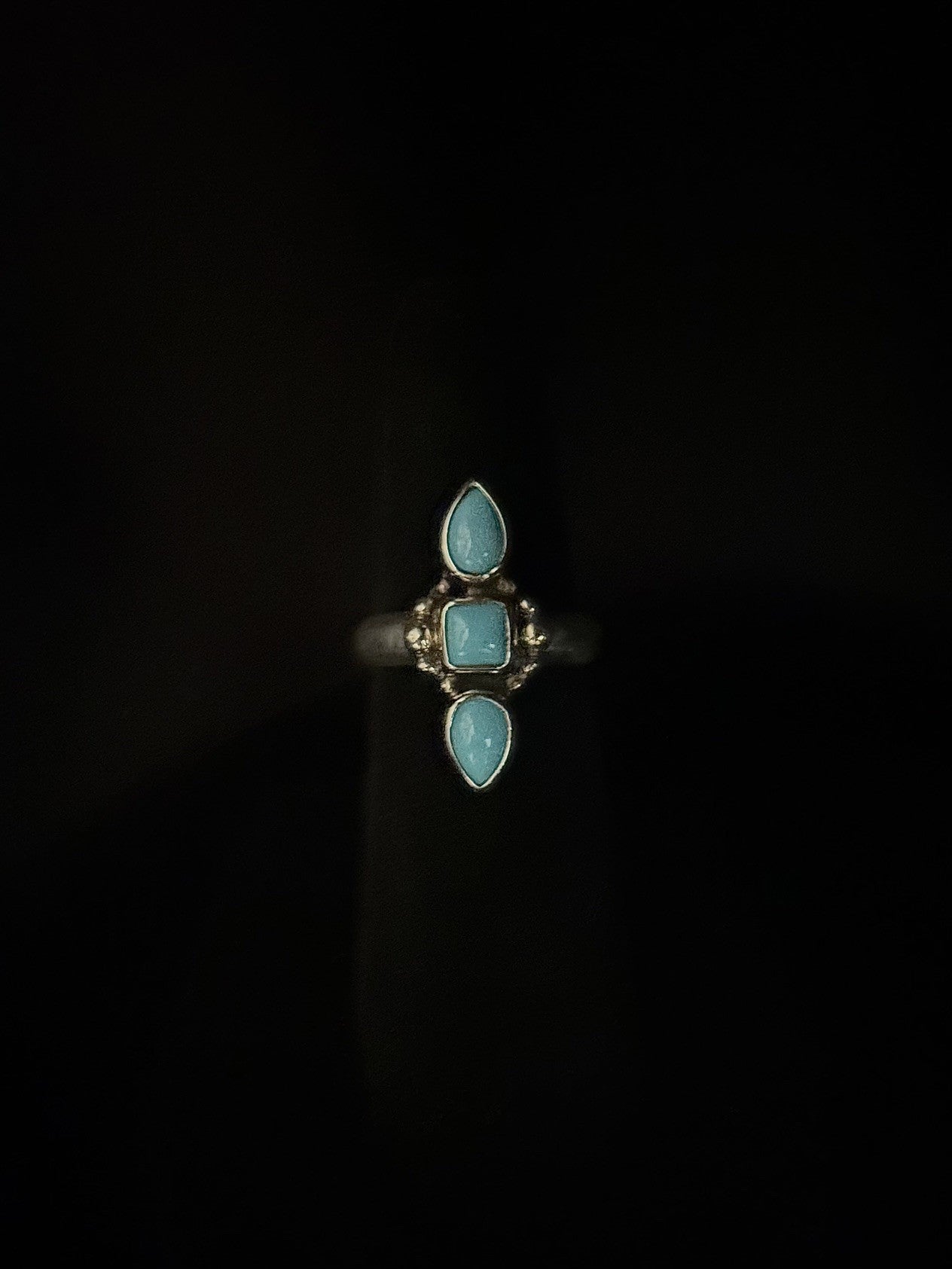 Turquoise/Sterling Silver Ring (Size 6 1/2)