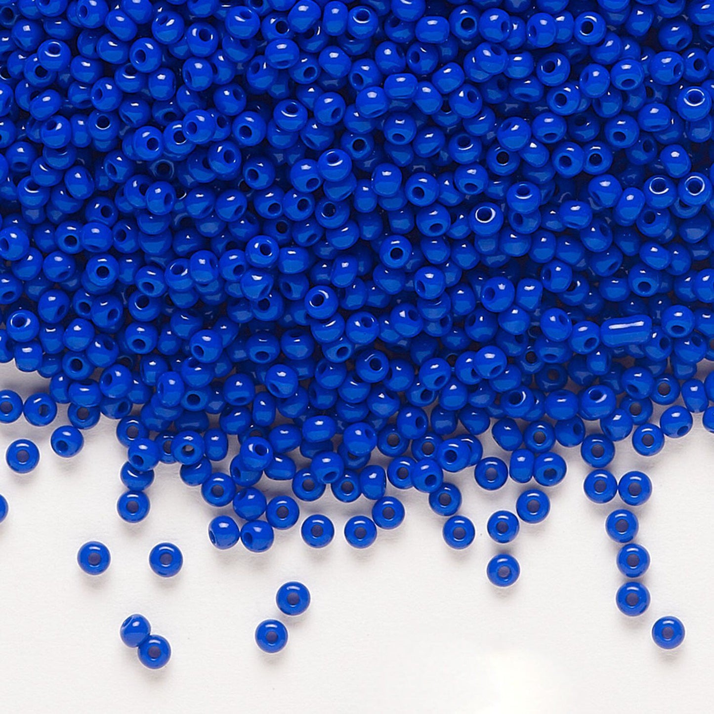 11 Seed Bead Opaque Lapis Blue