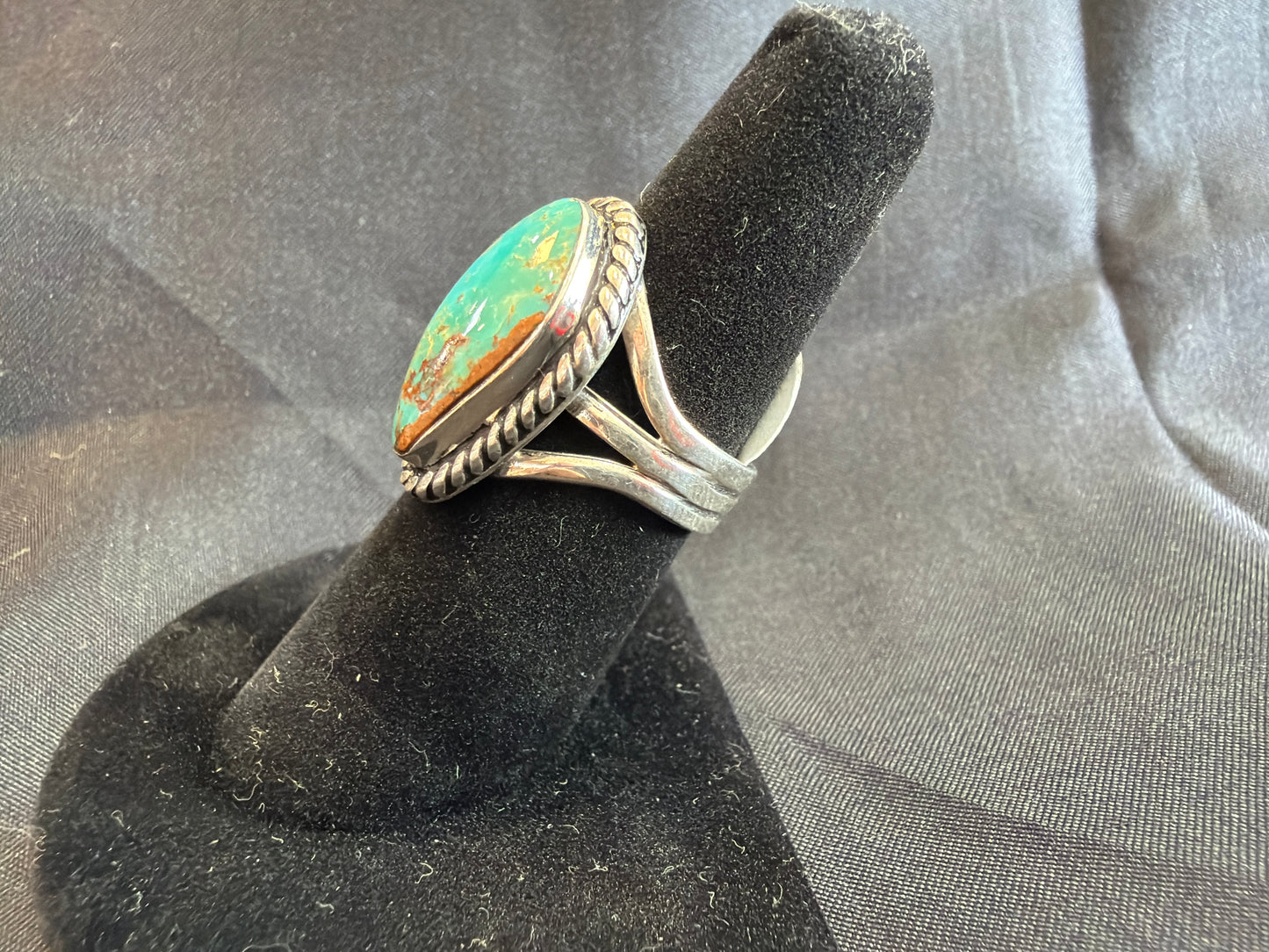 Turquoise/Sterling Silver Ring (Size 7)