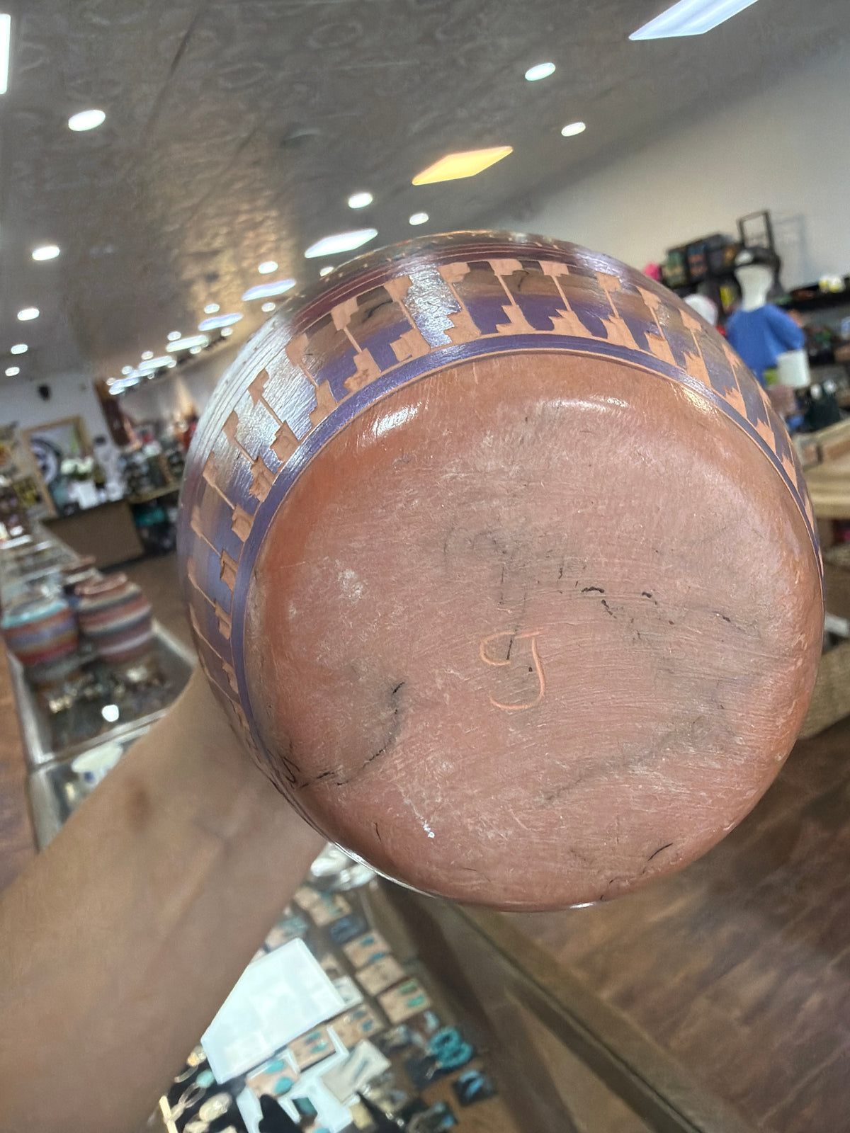 Pottery by C. Johnson (Navajo)