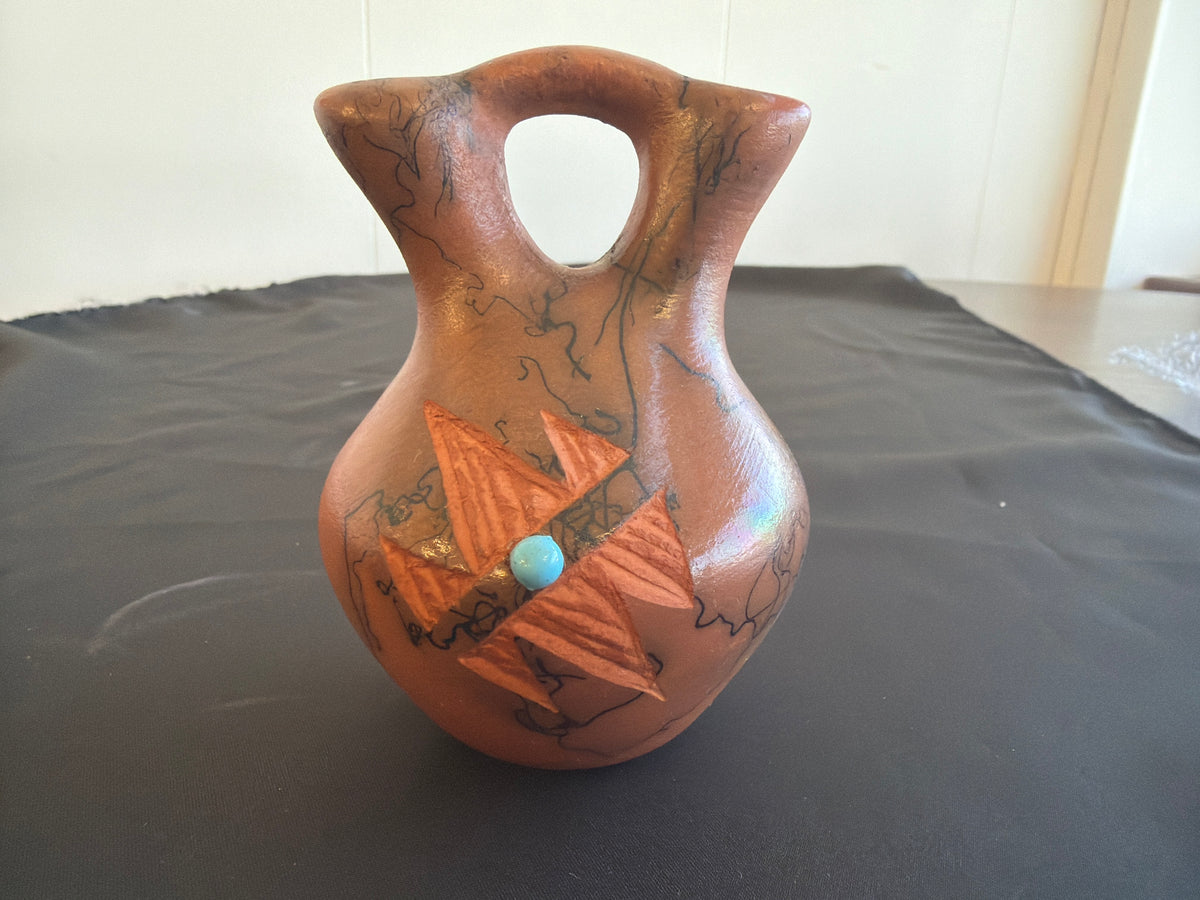 Horsehair Pottery - Wedding Vase (2) (Small)