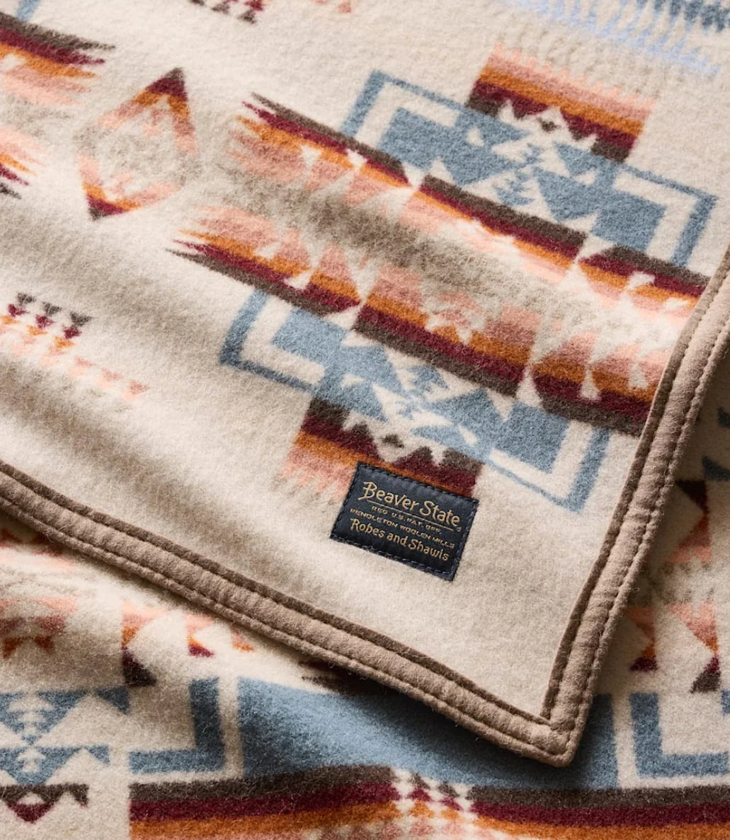 Pendleton Chief Joseph Crib Blanket; Rosewood