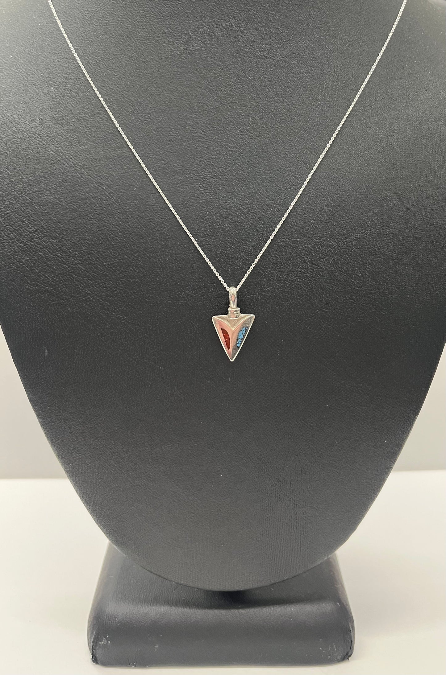 Sterling Silver Arrowhead Pendant with chain