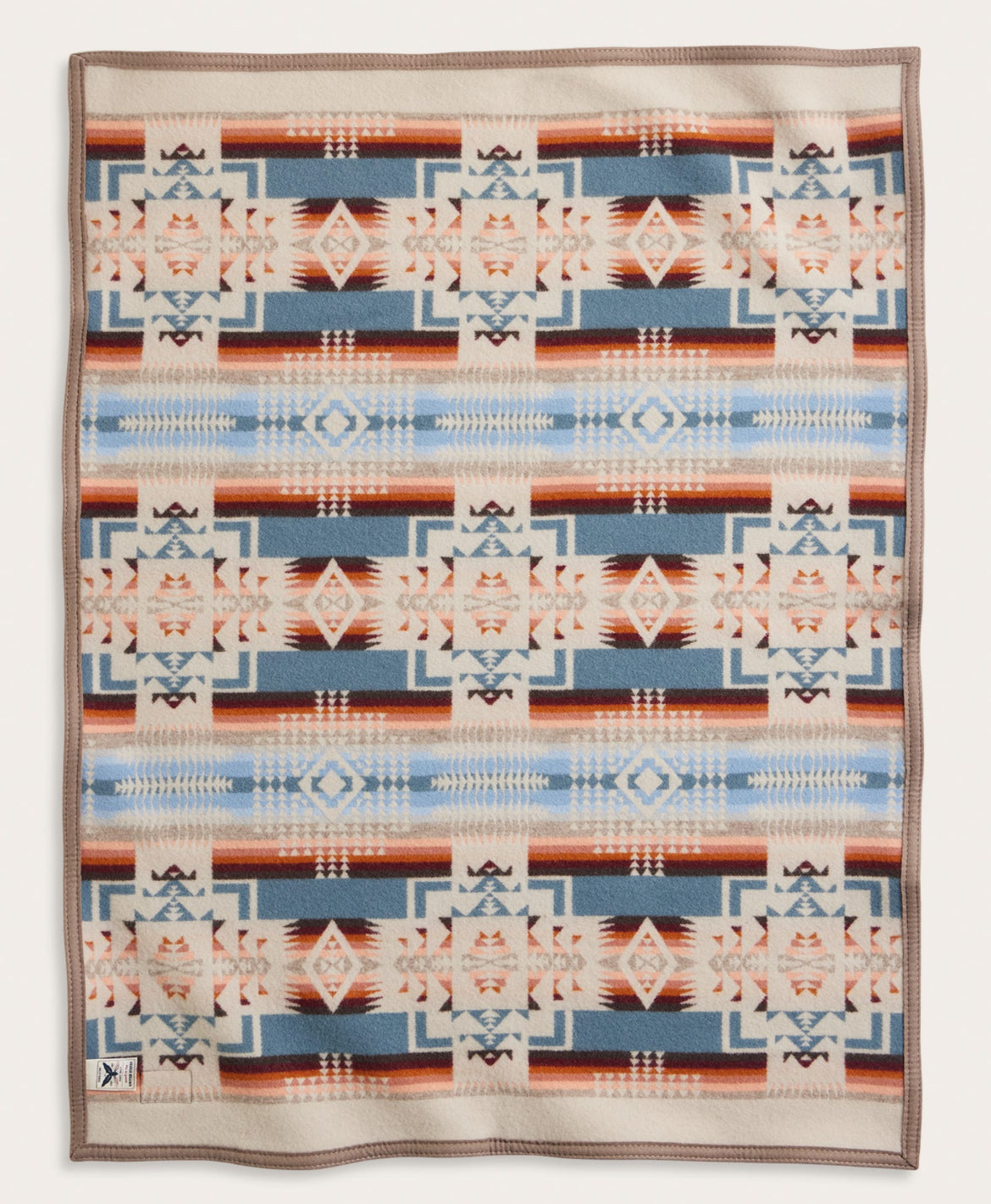 Pendleton Chief Joseph Crib Blanket; Rosewood