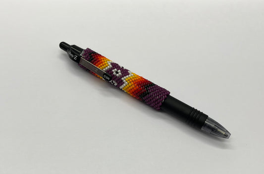 Beaded Pen Plum