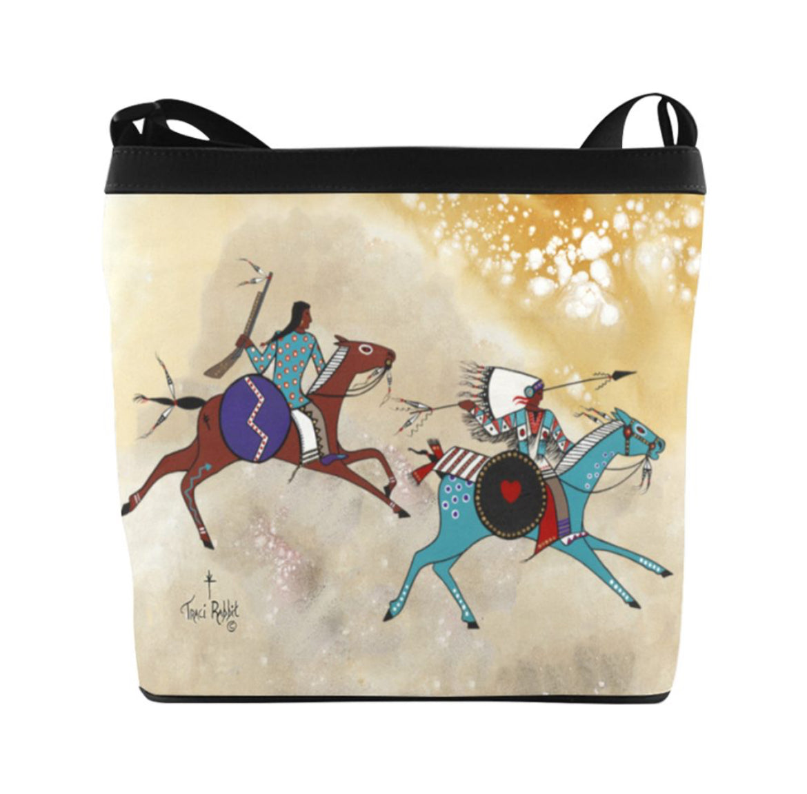 Traci Rabbit Crossbody Bag; Legends We Ride