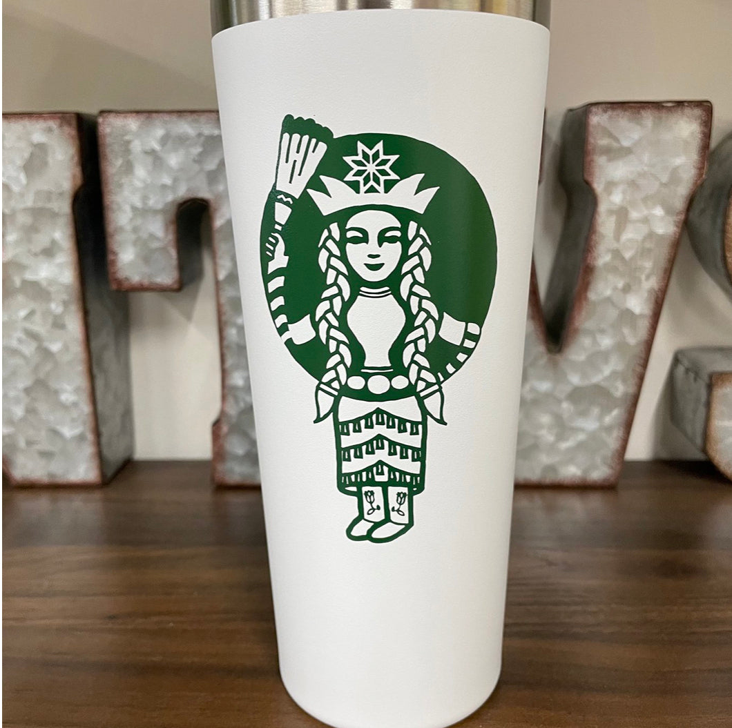 “Star dance” Stainless Steel Cup 22 oz. with (2) lid options