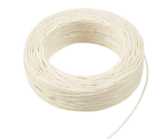 Wax Cord White approx. 20 yards