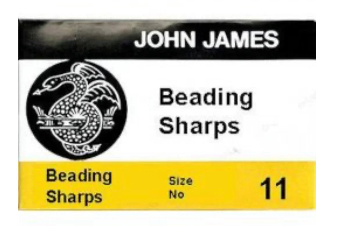 John James Beading Sharps Size 11 needles for Native American beadwork and crafts