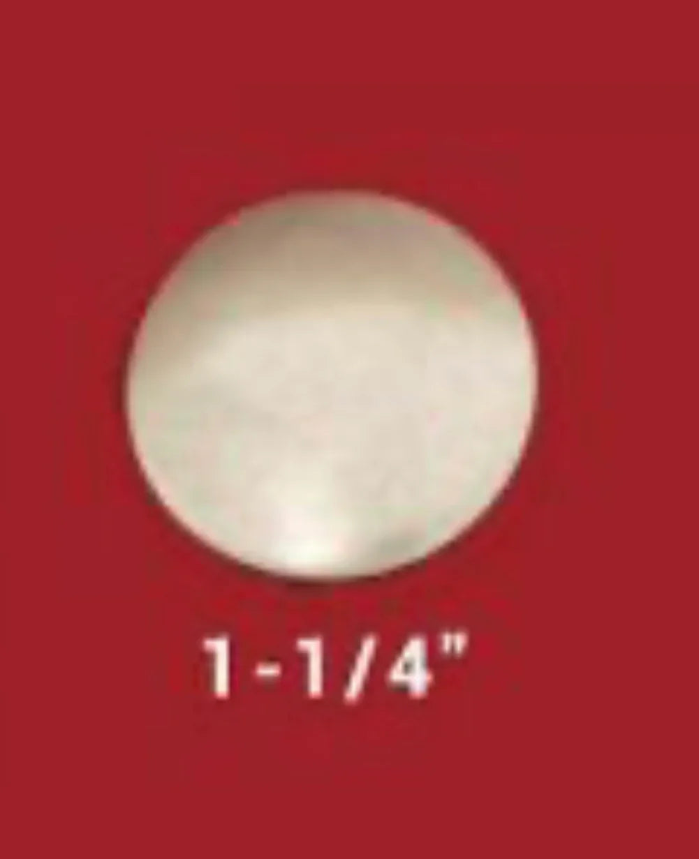 1-1/4 inch round metallic disc for Native art crafts